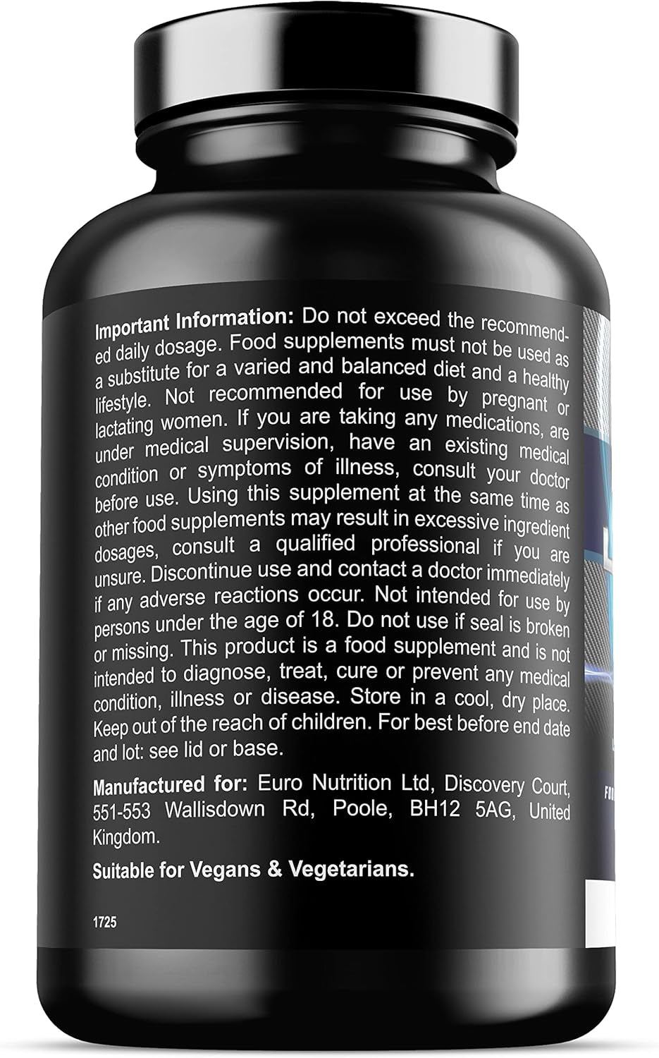 L Carnitine Capsules – 1000Mg L-Carnitine Tartrate per Serving for Men and Women – Vegan Friendly – 120 Capsules (2 Month Supply)