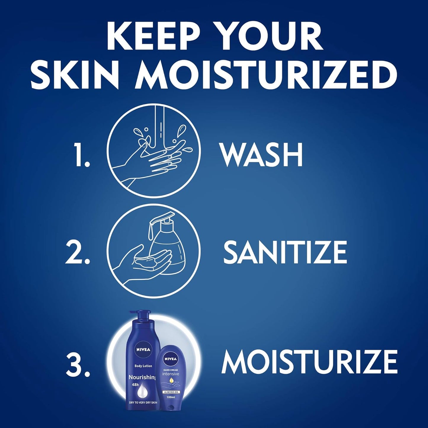 Care Intensive Care Cream for Body and Face Pack of 4 (4 X 50 Ml) Moisture Cream Absorbs Quickly