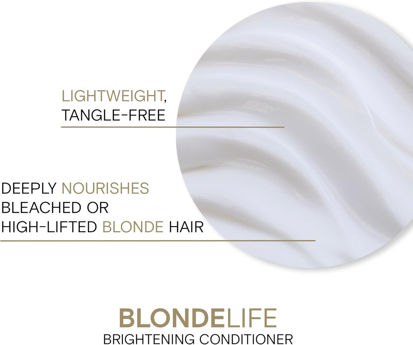 Blonde Life Brightening Conditioner for Unisex, Olive Green, 1 Count