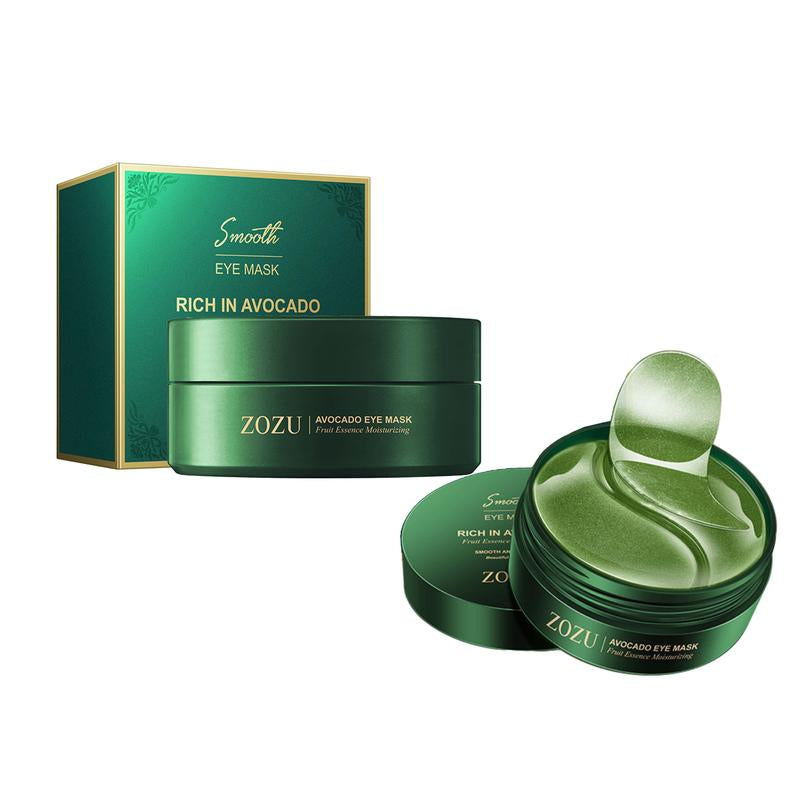 Avocado Eye Mask 60Piece Eyebrightening Patch Is Suitable for Dark Circles Andpuffiness,Moisturizing&Nourishing Eye Carefacial Mask,Relieving Stress Andimproving Dry Eyeskin Collagen Eye Patches Soothing Avocado Eye Mask Hydrating Avocado Eye Masks