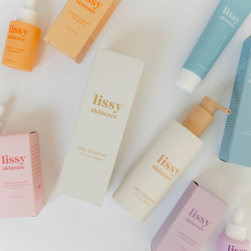 Skin Essentials Bundle - Acne Prone Skincare Routine - Barrier Repair Skincare - Lissy Skincare Serum Cleanser