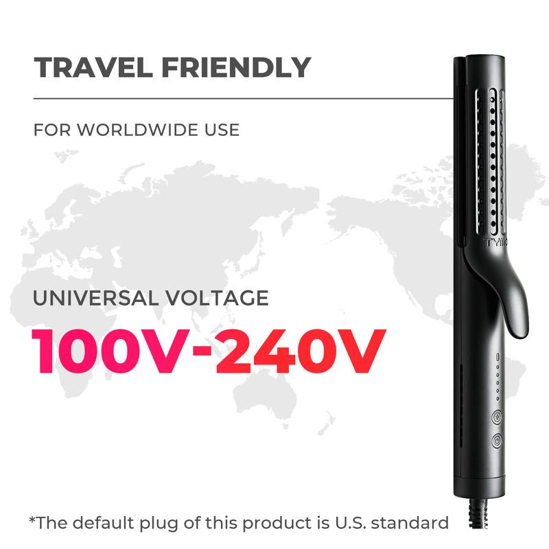 TYMO AIRFLOW 2-In-1 Hair Straightener & Curling Iron – 360° Cooling Air Curler with Tourmaline Coating, Negative Ion Technology, Multifunctional Styling Tool, Women Girlfriends' Gifts,New Year Holiday Gift Ideas Heat-Free Styler Straightener
