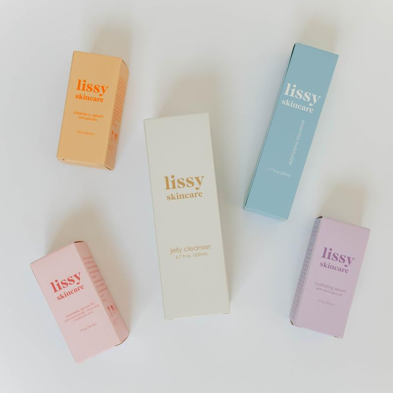 Skin Essentials Bundle - Acne Prone Skincare Routine - Barrier Repair Skincare - Lissy Skincare Serum Cleanser