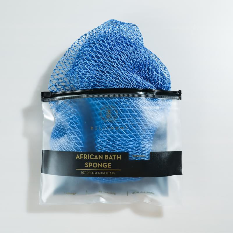 Bellanomi African Exfoliating Net Sponge, Ethically Sourced from Nigeria Bath Sponge Smooth Skin Bath Sponge Shower