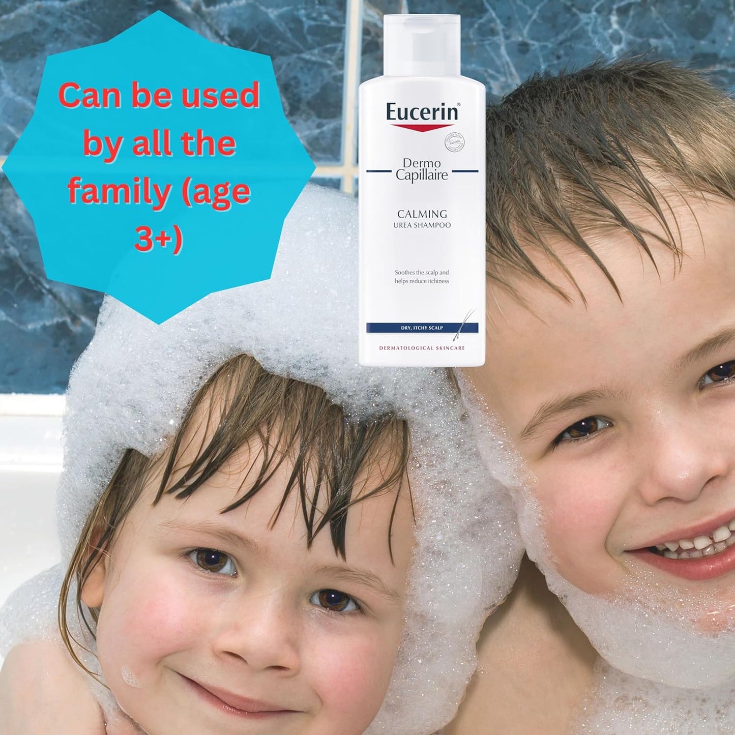Shampoo for Itchy Scalp Bundle with Eucerin Urea Shampoo 250Ml and  Hair Wrap and Travel Bottle