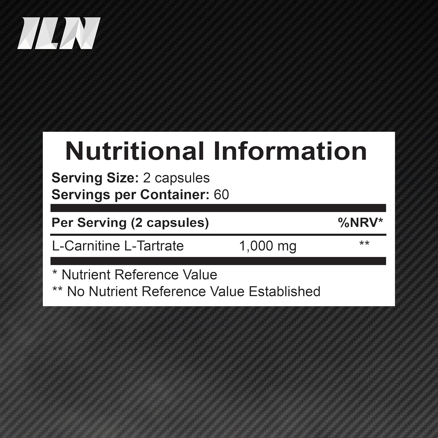 L Carnitine Capsules – 1000Mg L-Carnitine Tartrate per Serving for Men and Women – Vegan Friendly – 120 Capsules (2 Month Supply)