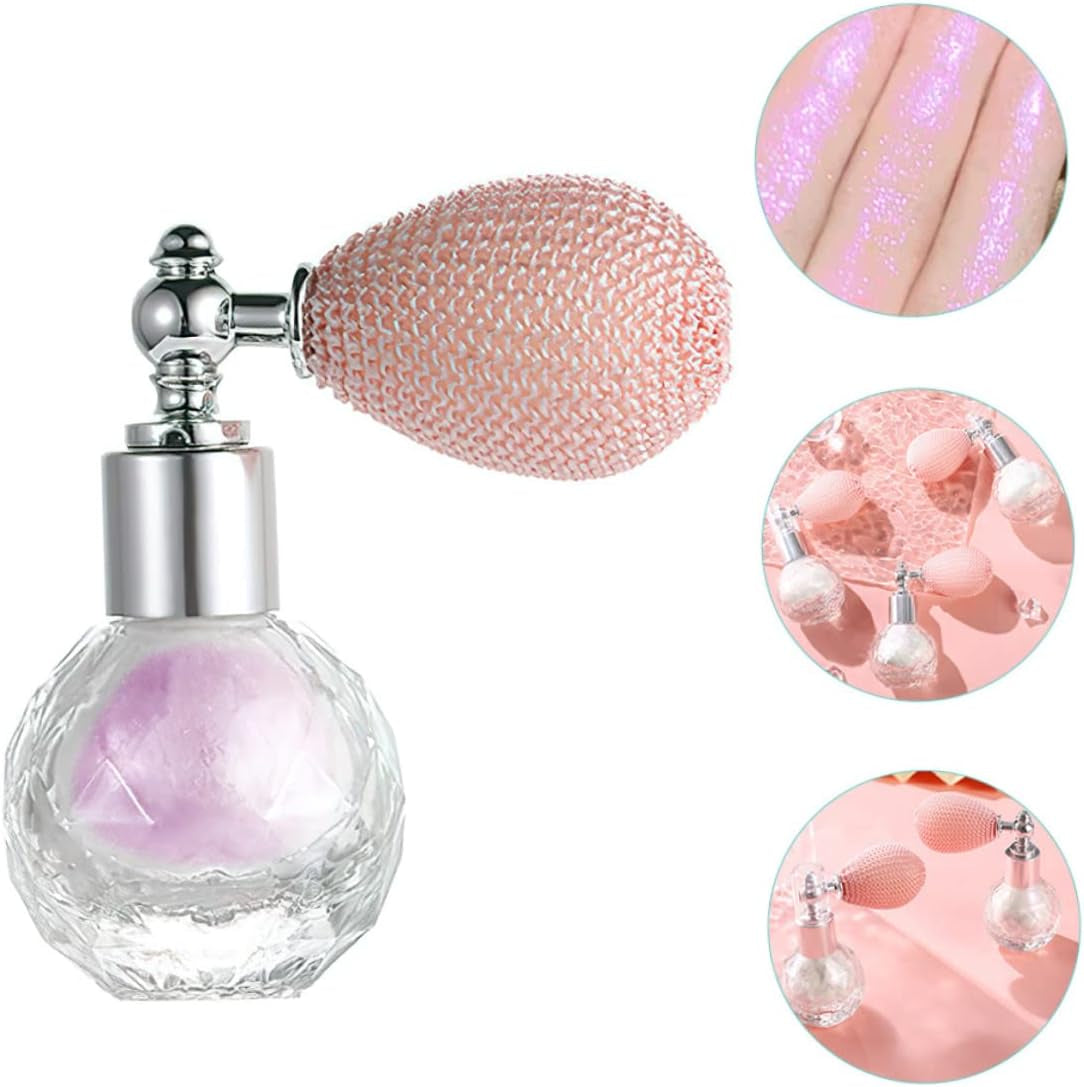 5Pcs Loose Glitter Spray for Hair Body Women Highlighter Spray Glittery Sparkle Powder Body Glitter