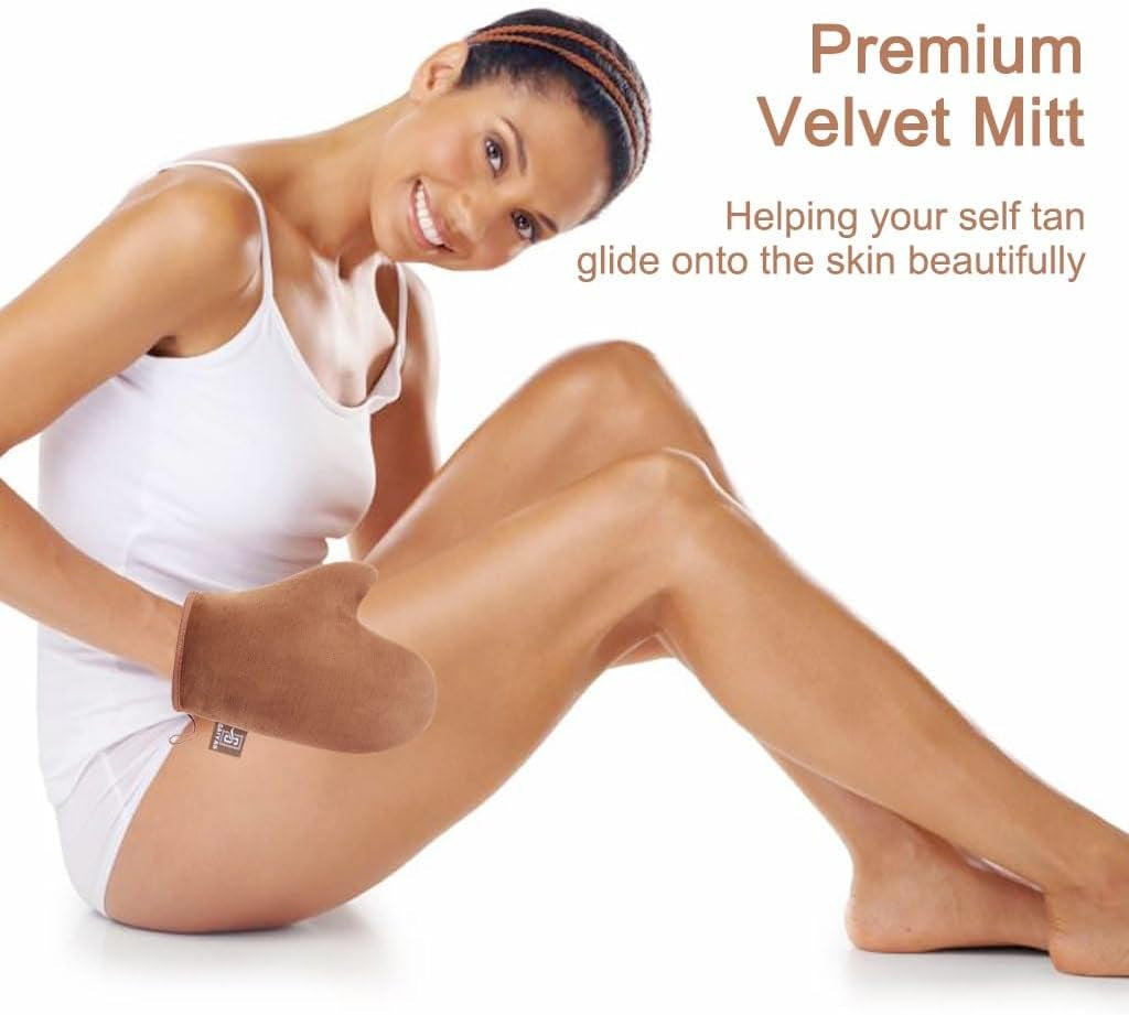 Self Tan Mitt Double-Sided Fake Tan Mitt with Thumb Ultra Soft