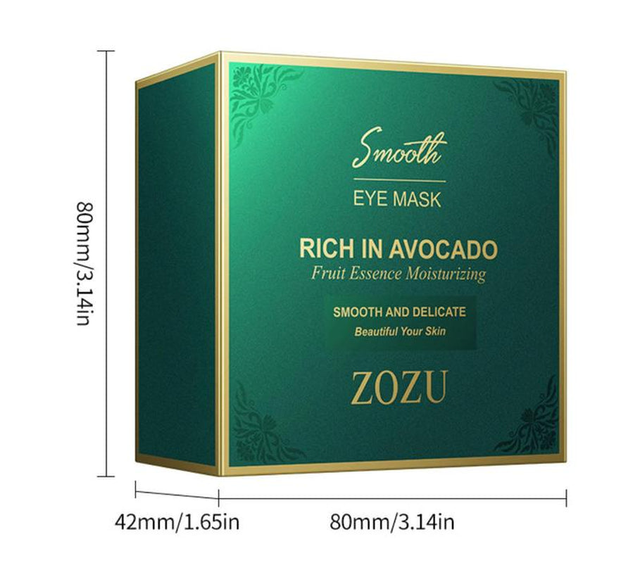 Avocado Eye Mask 60Piece Eyebrightening Patch Is Suitable for Dark Circles Andpuffiness,Moisturizing&Nourishing Eye Carefacial Mask,Relieving Stress Andimproving Dry Eyeskin Collagen Eye Patches Soothing Avocado Eye Mask Hydrating Avocado Eye Masks